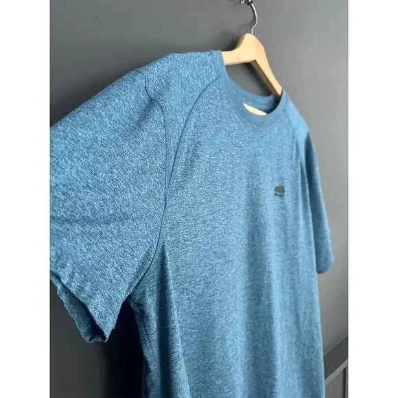 Roots Canada Blue Heather Activewear Workout Mens T Shirt Top Size XL - Picture 4 of 8